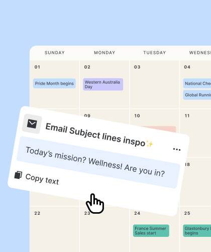 eCommerce Marketing Campaign Calendar