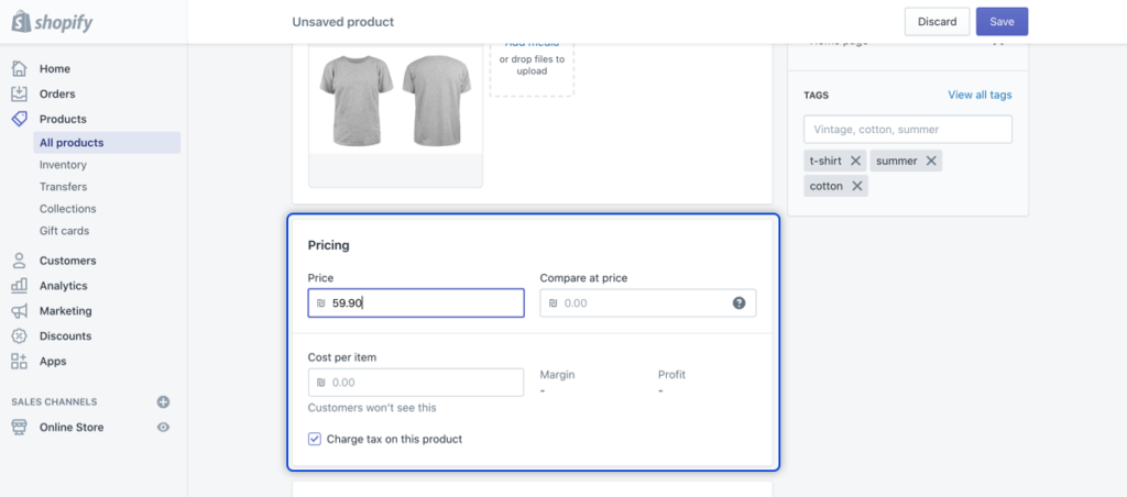 7 How to List Your First Product on Shopify 12 7 How to List Your First Product on Shopify 11