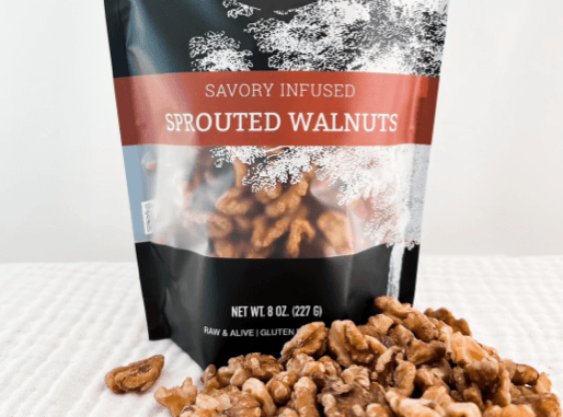 Tenderly Rooted Sprouted Walnuts