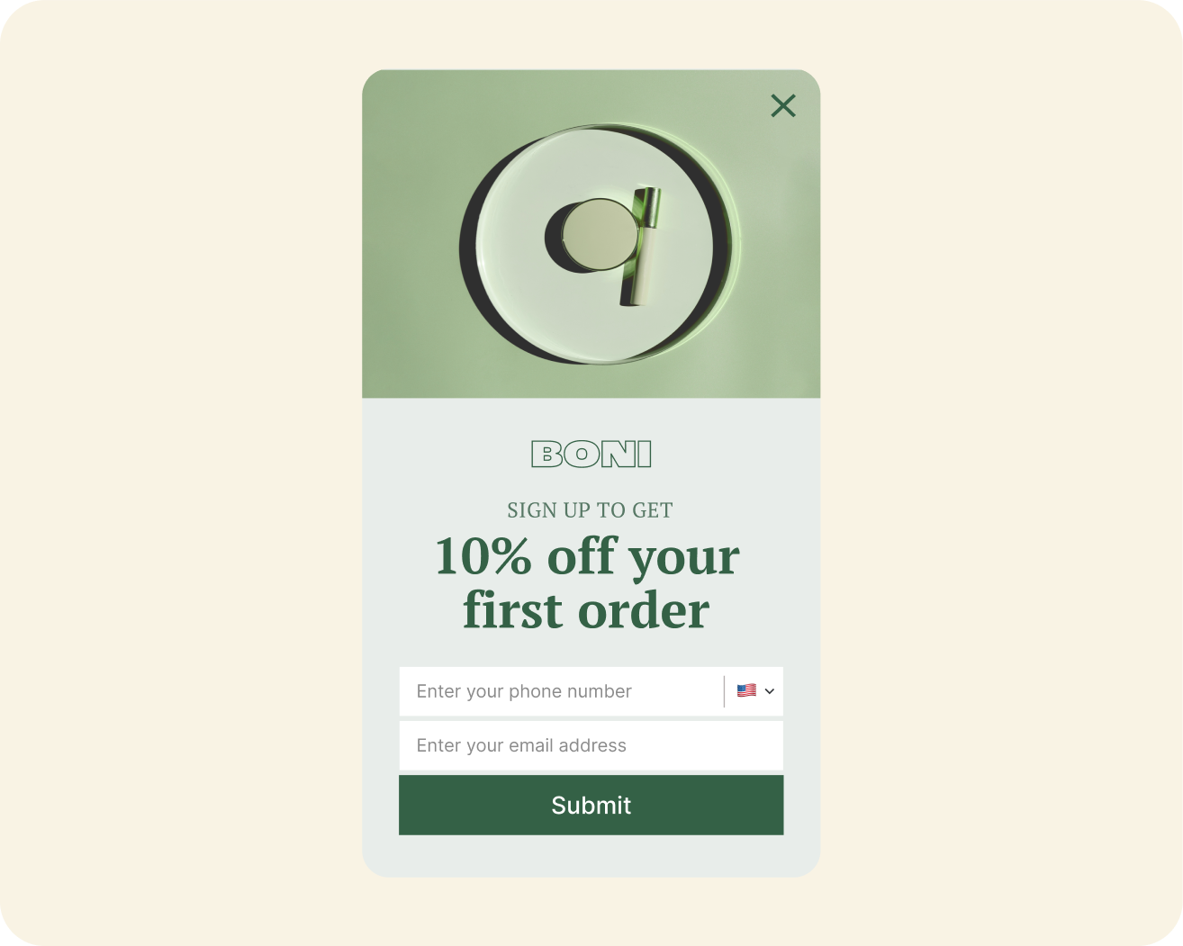 Collect Email & SMS Subscribers