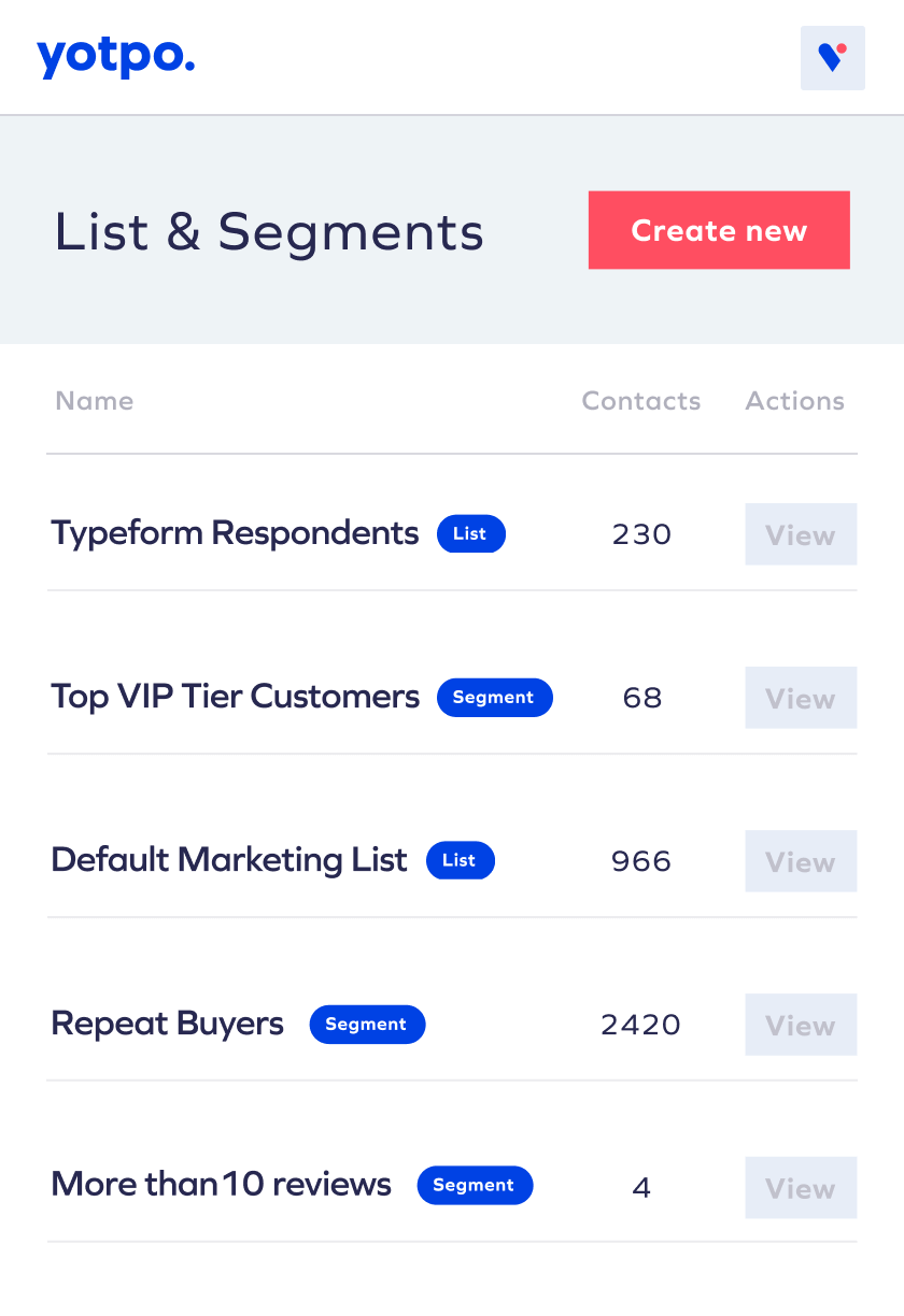 Sync respondents into lists